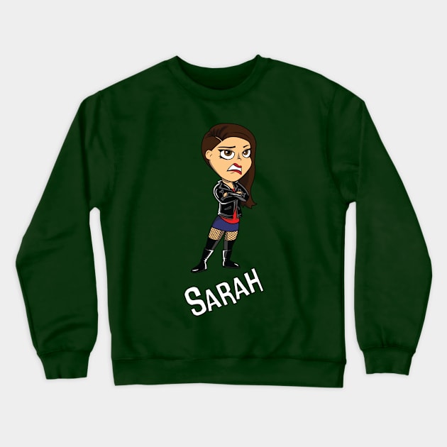 Sarah Crewneck Sweatshirt by StarkContrastDesigns